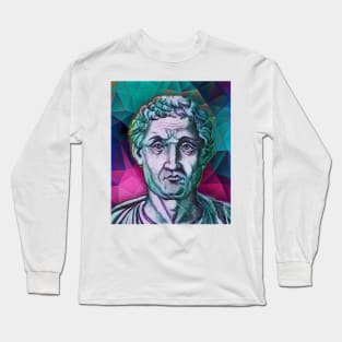 Anicius Manlius Severinus Boethius Portrait | Boethius Artwork 4 Long Sleeve T-Shirt